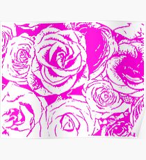 Roses in Style Poster