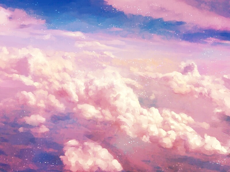 "Pink Clouds" by bevsi | Redbubble