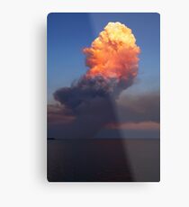Fire Cloud - Hastings Westernport Bay Metal Print