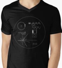 The Voyager Golden Record Men's V-Neck T-Shirt