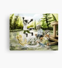 Happy innocent anarchy Canvas Print