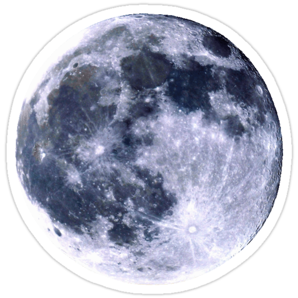 "Full Moon" Stickers by Thomas Sharp | Redbubble
