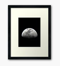 Moon 04/19/2013 Framed Print