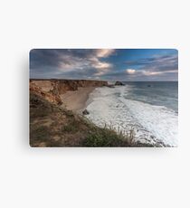 Dusk Hole in the Wall Beach - Santa Cruz Canvas Print