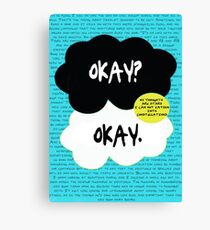 The fault in our stars. Canvas Print