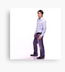 Steve Casual On White Canvas Print