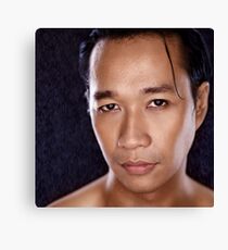 Steve Head Shot On Black (closeup) Canvas Print