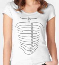 Dermatomes - Front Women's Fitted Scoop T-Shirt