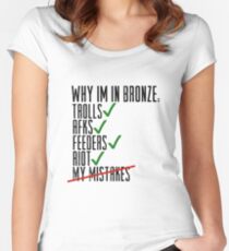 Why Im In Bronze Women's Fitted Scoop T-Shirt