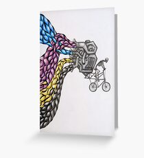 'Crank' Greeting Card