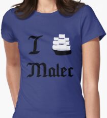 I Ship Malec Women's Fitted T-Shirt