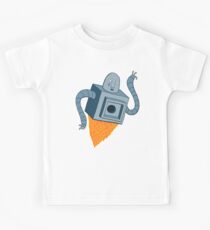 sad robot sails into the void Kids Tee