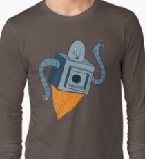sad robot sails into the void Long Sleeve T-Shirt