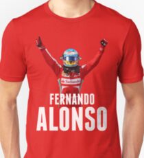 Fernando Alonso - Ferrari - Victory Unisex T-Shirt