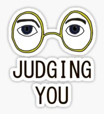 TJ Eckleburg is Judging YOU! Sticker