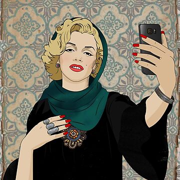 Marilyn Monroe selfie iPhone Wallet for Sale by Tameralahmarart