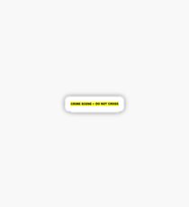 Crime Scene - Do Not Cross Sticker