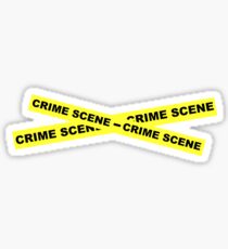 Crime Scene Stickers | Redbubble