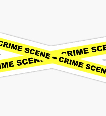 Crime Scene: Stickers | Redbubble