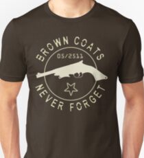 Camiseta ajustada Abrigos Marrones Nunca Olviden - Luciérnaga