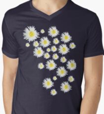 White Flower - daisy like Men's V-Neck T-Shirt