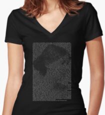 Woolf To The Lighthouse Women's Fitted V-Neck T-Shirt