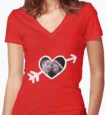 Mr. and Mrs. Pond Women's Fitted V-Neck T-Shirt
