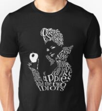 The Evil Queen - Calligram - color Black Unisex T-Shirt