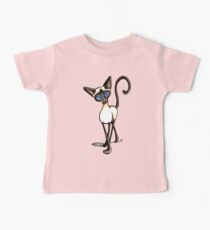 Siamese Crosswalk Boy Blue Baby Tee