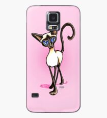 Funda/vinilo para Samsung Galaxy Siamés Crosswalk Girls Blush