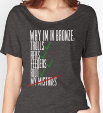 Why Im in Bronze Colors Women's Relaxed Fit T-Shirt