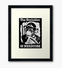 The Evolution of Nerdcore Framed Print