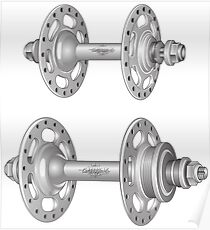 Campagnolo Record Pista Track Hubs Poster