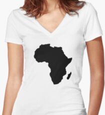 Afrika Shirt mit V-Ausschnitt