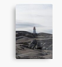 Peggy's Cove from afar Metal Print