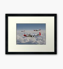 P51 Mustang - 334th Fighting Eagles Framed Print