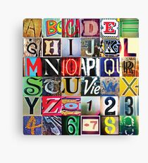 Instagram Alphabet Collection #2 Canvas Print