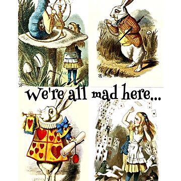 Alice in Wonderland Accessories, We're All Made Here Brooch