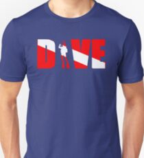 DIVE with scuba diver Unisex T-Shirt