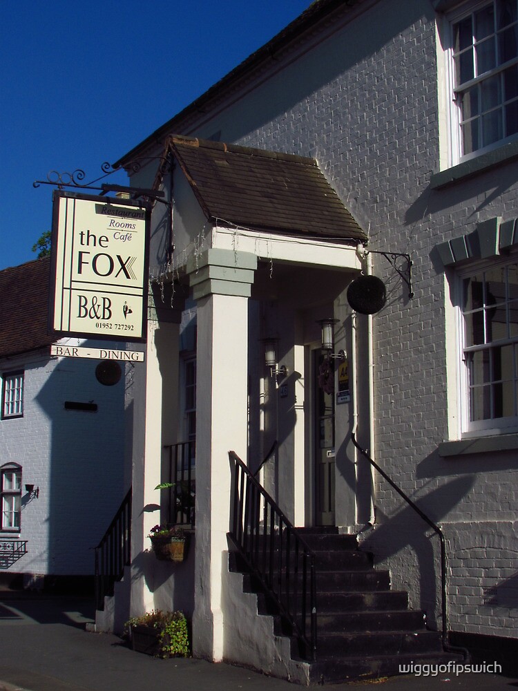 "The Fox, Much Wenlock" by wiggyofipswich | Redbubble