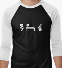 Squat Bench Deadlift Men's Baseball ¾ T-Shirt