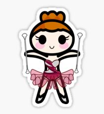 "Trixie" Mini-Twirler Sticker