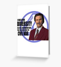 Anchorman - Ron Greeting Card