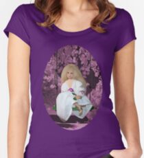 (✿◠‿◠)SWINGING WITH THOUGHTS OF YOU TEE SHIRT(✿◠‿◠) Women's Fitted Scoop T-Shirt
