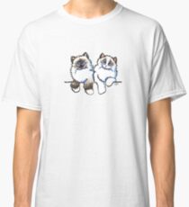 Camiseta clásica Par de muñecas | Gatos Ragdoll