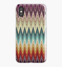 Zig Zag Striped Pattern iPhone Case