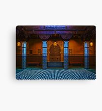 Moroccan Pavilion Fountain High Dynamic Range Canvas Print