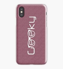 Geeky girl iPhone Case