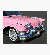 "Pink Cadillac For The Cure" Photographic Print