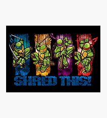 Shred This! Photographic Print